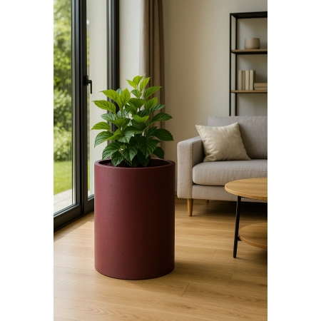 Donica betonowa cylindryczna OSLO L – 50x35 cm